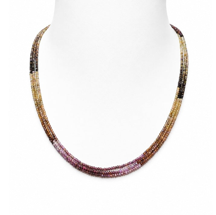 Edelsteinkette mit multicolor Saphir 69704