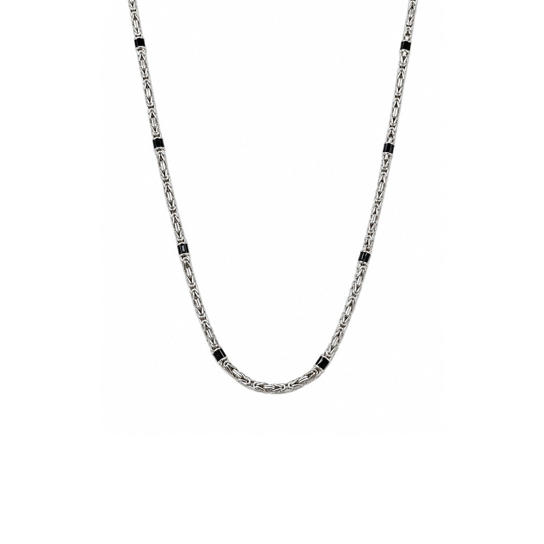 Halskette Königskette 2.5mm Onyx
