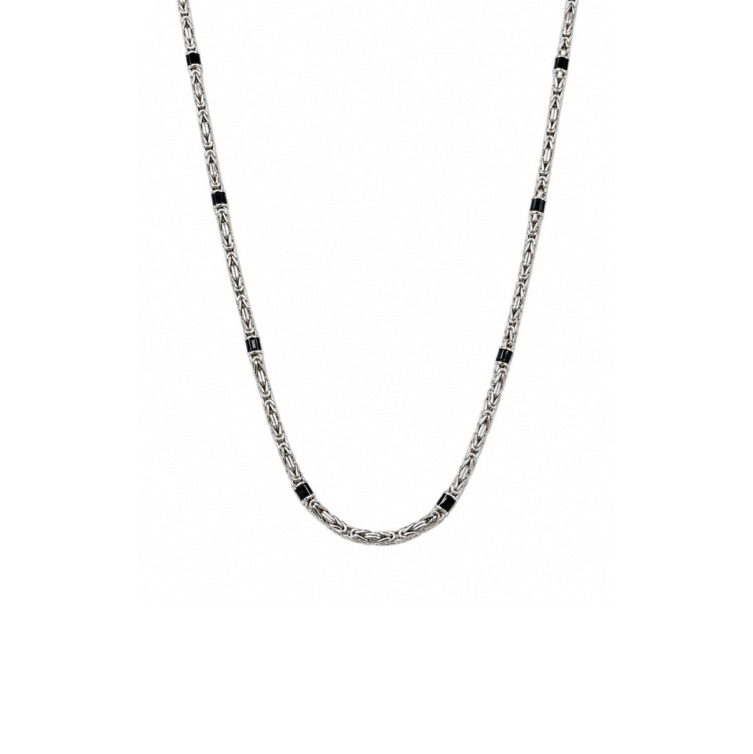Halskette Königskette 2.5mm Onyx