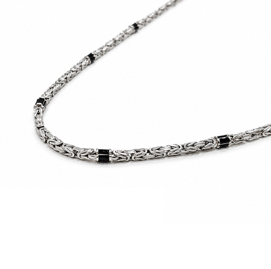 Halskette Königskette 2.5mm Onyx