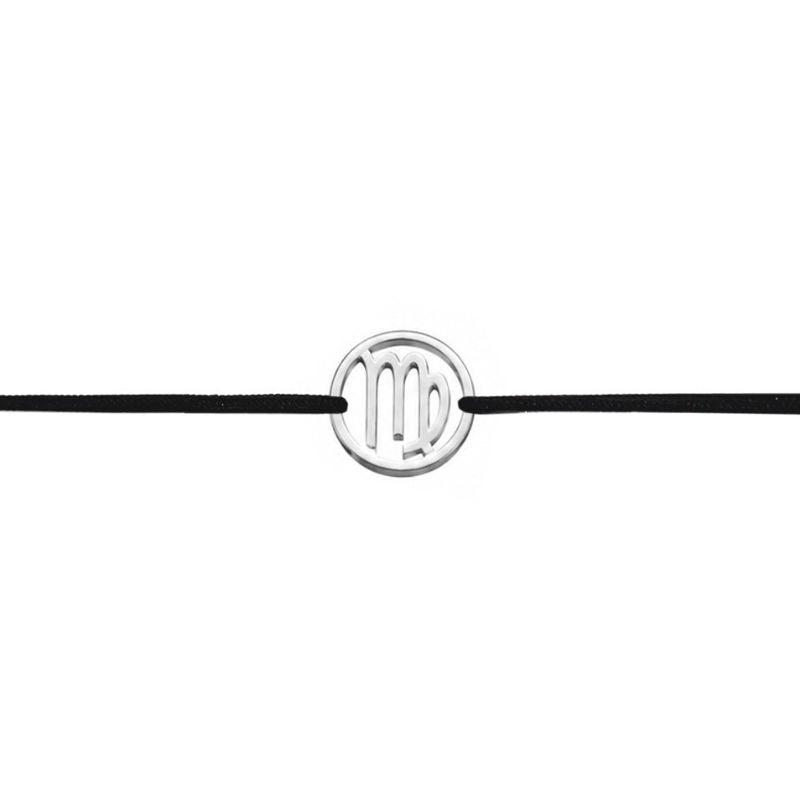 Stoffarmband mit Sternzeichen Jungfrau