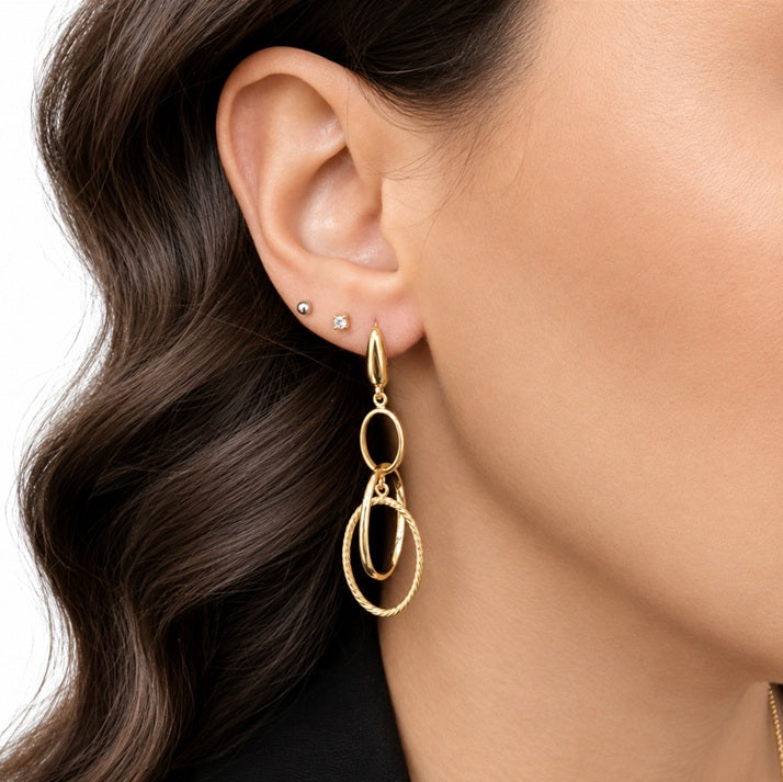 Ohrhänger Gelbgold Ohrringe 70389