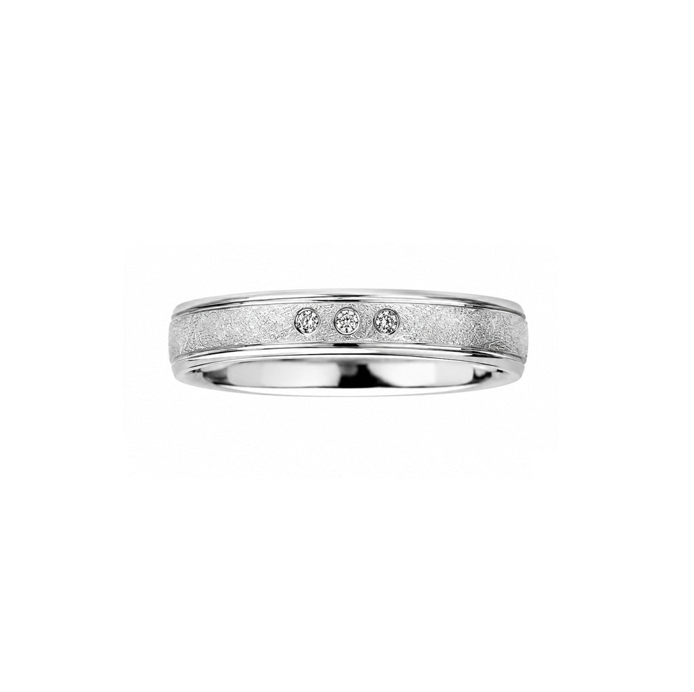 Palido Ehering Silber Brillant PasF006