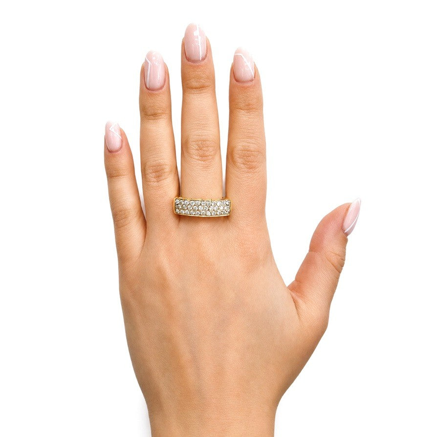 Ring 750 Gelbgold Brillanten 2974