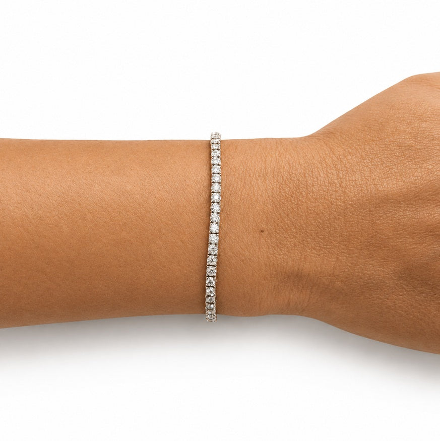 Tennis Armband Weißgold 1ct Brillanten 71550