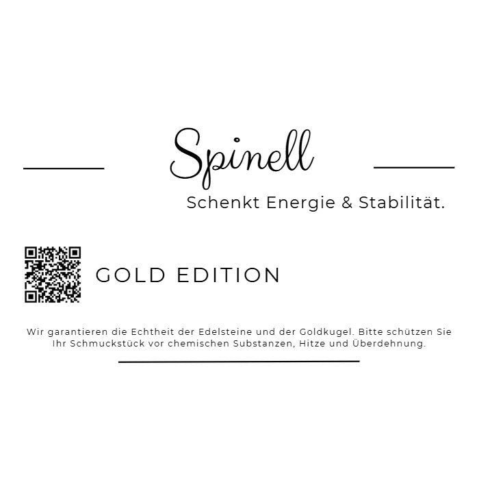 Vesi Gold Edelstein Armband mit Spinell