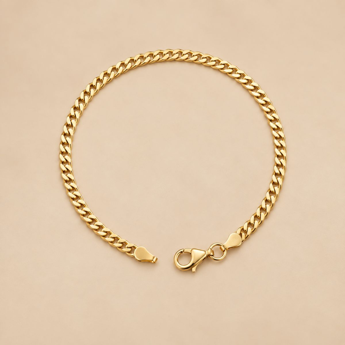 Panzerarmband aus 585 Gelbgold von Juwelier Wilmsen