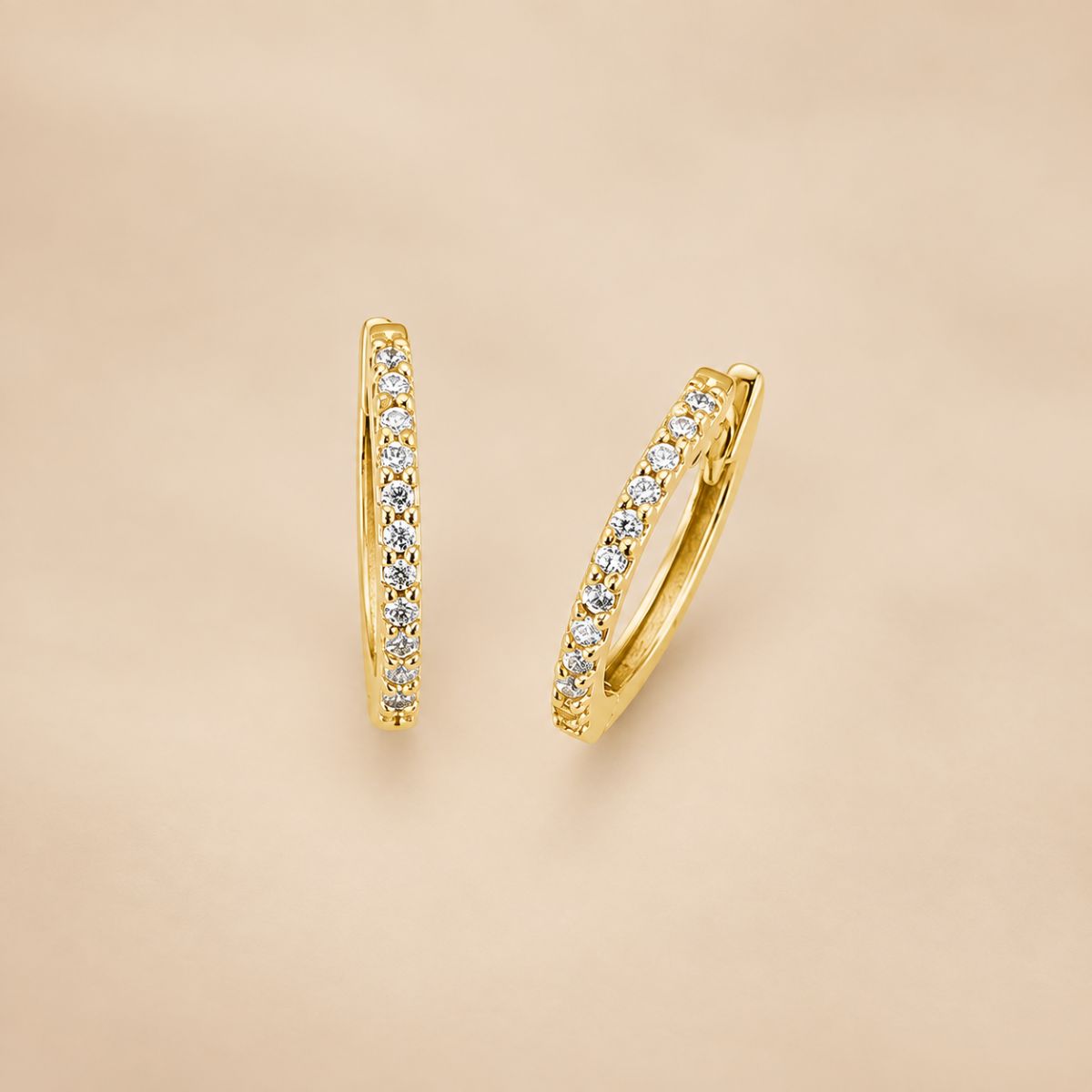 Diamantcreolen 585 Gelbgold bei Juwelier Wilmsen