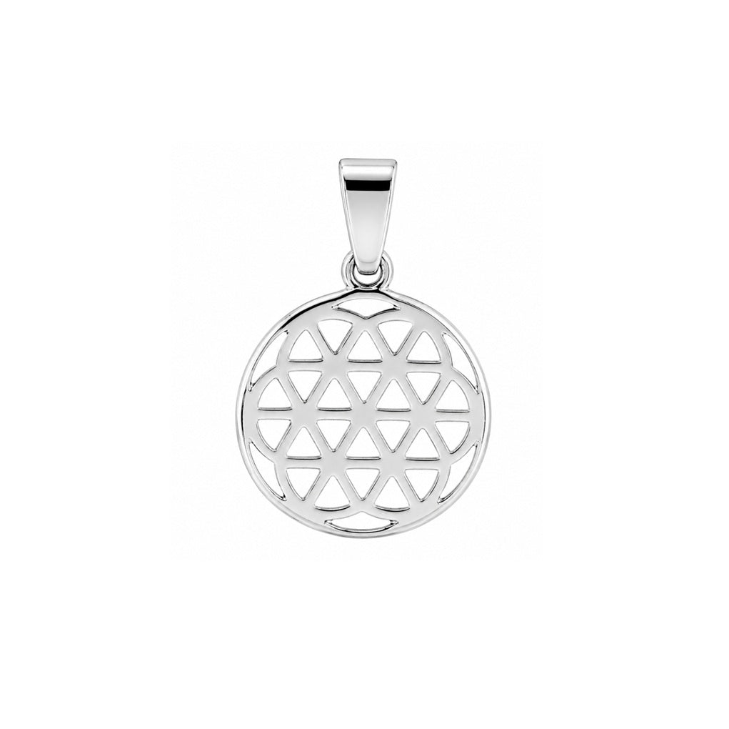Anhänger Weißgold Lebensblume 67136