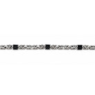 Armband Königsarmband Silber 4mm Onyx