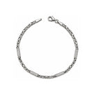 Armband Königsarmband Silber Zirkonia 2,5mm