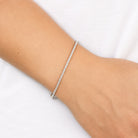 Armreifen Weißgold Zirkonia 54876