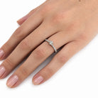 Diamantring Weißgold 0.52ct Brillanten 71834