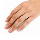 Diamantring Weißgold Halb Memory Brillanten 61892