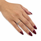 Ring Weißgold 0,05ct Brillant