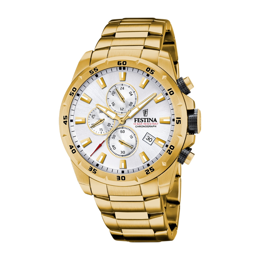 FESTINA Herren Chronograph Sport gold F20541-1