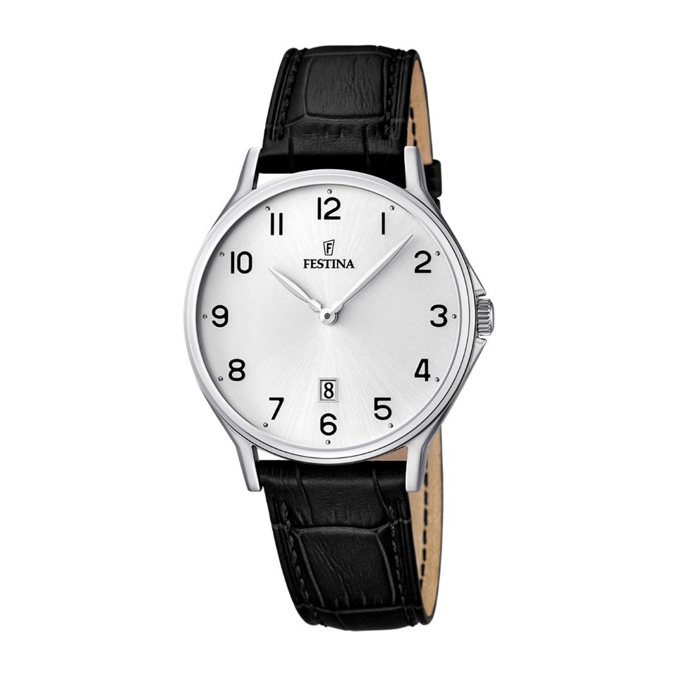 FESTINA Herrenuhr Klassik Leder F16745-1