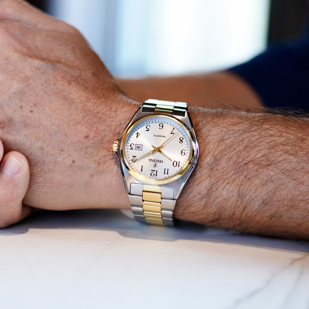 FESTINA Herrenuhr Klassik bicolor F20554-1 2