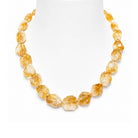 Halskette Citrin Gelbgold 57635
