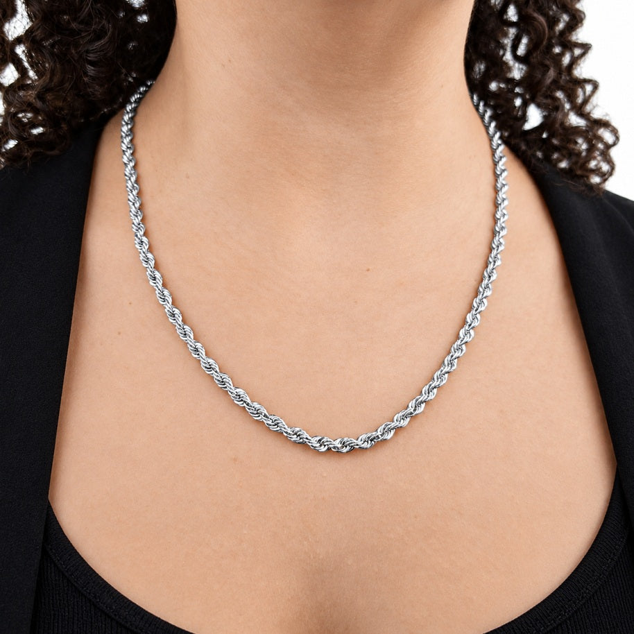 Wallis Kette Halskette 5mm Silber