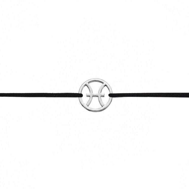 Stoffarmband mit Sternzeichen Fische