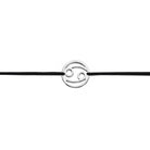Stoffarmband mit Sternzeichen Krebs