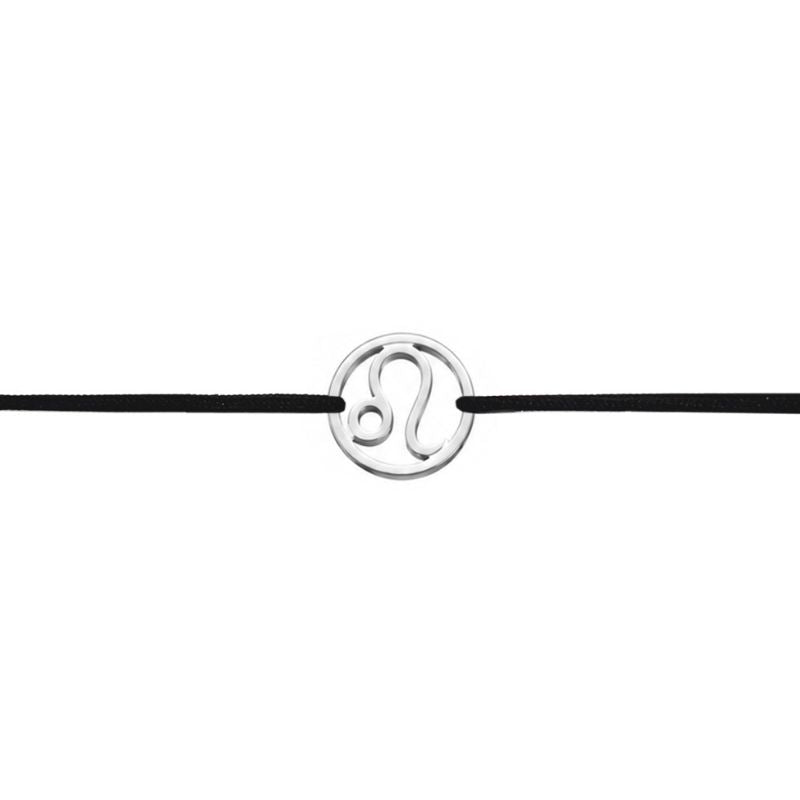 Stoffarmband mit Sternzeichen Löwe