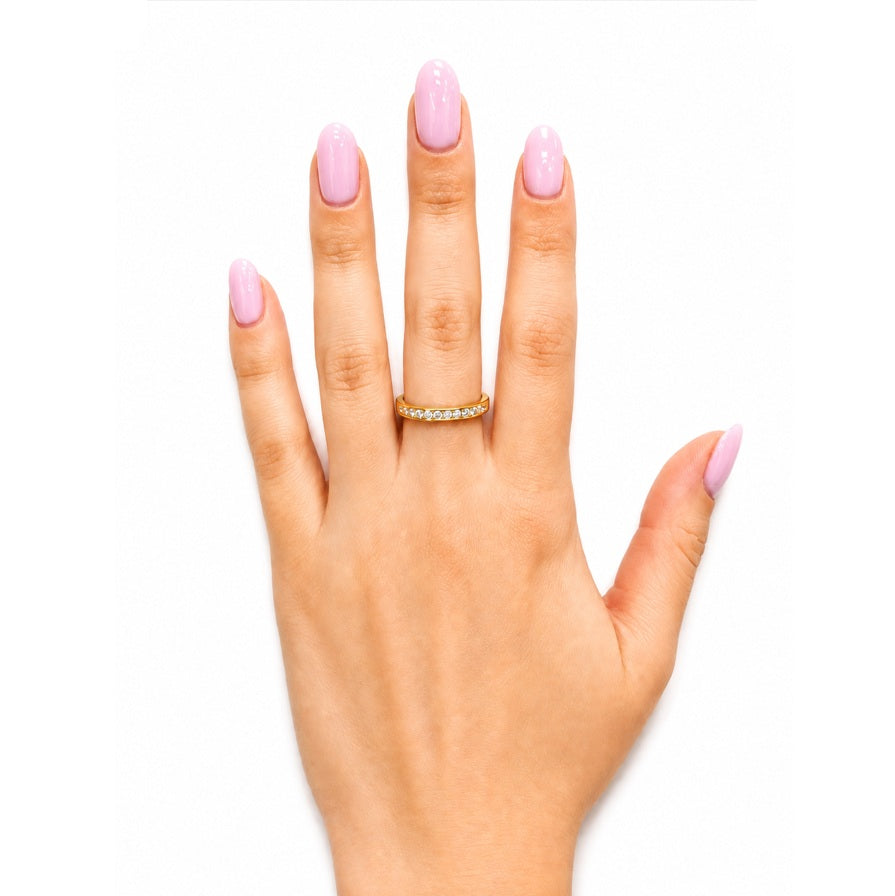 Memory Diamantring Gelbgold 0,20ct Brillanten 65631