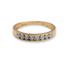 Diamantring • 585 Rotgold • Halb Memory 0,07ct Brillanten BRS5487-R