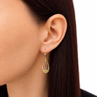 Ohrhänger Ohrringe Gelbgold bicolor 72879