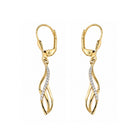 Ohrringe Ohrhänger Gelbgold Zirkonia 72880