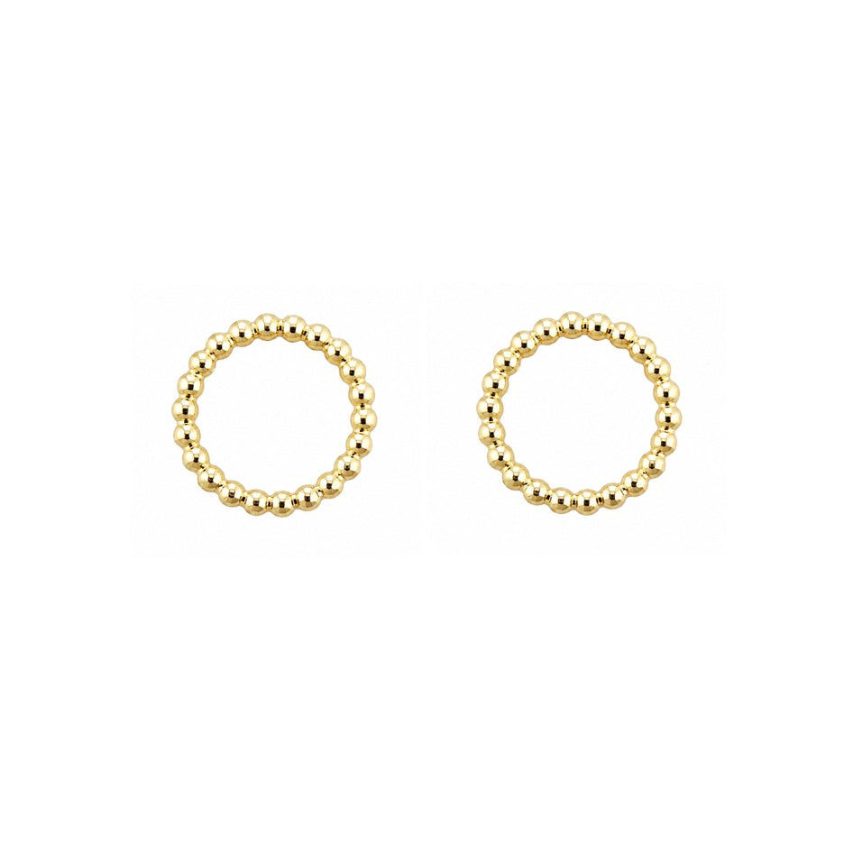 Ohrstecker Gold Kreise 71536