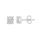 Solitär Ohrstecker Weißgold mit Krappenfassung 0,25ct Brillant