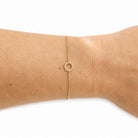 PALIDO Armband Kreis Gelbgold Zirkonia K12120G
