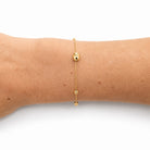 PALIDO Armband mit Kugeln Gelbgold K13519G