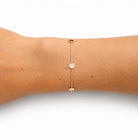 PALIDO Armband mit Plättchen Rotgold K13225R