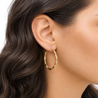 PALIDO Creolen gedreht 3,4cm 585 Gelbgold K11926G
