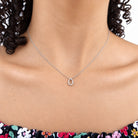 PALIDO Halskette mit Tropfen Weißgold Brillanten 52866