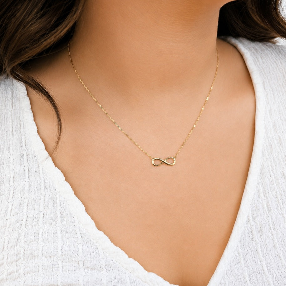 PALIDO Kette Infinity Gelbgold K10402G
