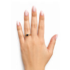 PALIDO Ring Saphir Gelbgold Brillanten 52699