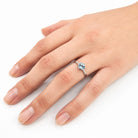 PALIDO Ring mit Topas Weißgold Brillanten 71999
