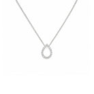 Palido Collier Tropfen Kette mit Anhänger Weißgold Brillant 52866