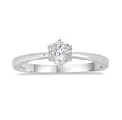 Diamantring • 585 Weißgold • Solitär 0,15ct Brillant BRI31628-W